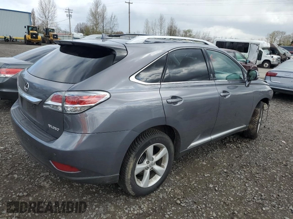 2013 Lexus RX 350 with VIN 2T2BK1BA4DC171291, listed as a Copart auction lot 51691215 with 61,804 mi miles and Salvage Title. Bid and sale history available at carsss.com. Image 3.