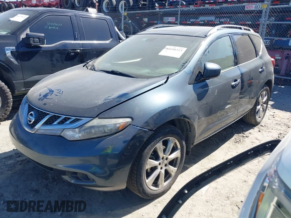 2012 Nissan Murano SV with VIN JN8AZ1MW3CW217191, listed as a IAAI auction lot 41688323 with 183,661 mi miles and . Bid and sale history available at carsss.com. Image 17.