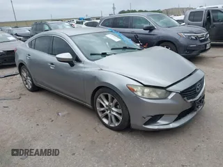 2014 Mazda Mazda6 i Touring with VIN JM1GJ1V59E1105417, listed as a IAAI auction lot 41963071 with 167,985 mi miles. Bid and sale history available at carsss.com. Image 1.