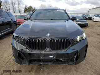 2024 BMW X6 xDrive40i with VIN 5UX33EX02R9V54848, listed as a Copart auction lot 46439645 with 9,427 mi miles and Clean Title. Bid and sale history available at carsss.com. Image 5.