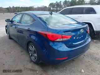 2014 Hyundai Elantra SE with VIN KMHDH4AE0EU057497, listed as a IAAI auction lot 41717476 with 115,030 mi miles. Bid and sale history available at carsss.com. Image 3.