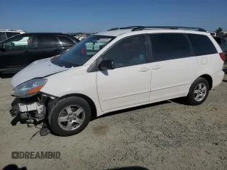 2006 Toyota Sienna CE with VIN 5TDZA23C46S423420, listed as a Copart auction lot 54182575 with 211,437 mi miles and Salvage Title. Bid and sale history available at carsss.com. Image 1.