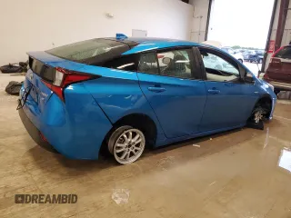 2021 Toyota Prius L Eco with VIN JTDKAMFU6M3142364, listed as a Copart auction lot 50714465 with 15,020 mi miles and Clean Title. Bid and sale history available at carsss.com. Image 3.