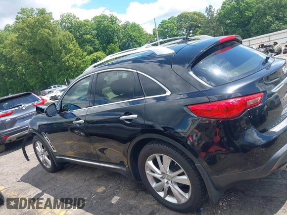2015 Infiniti QX70 z VIN JN8CS1MW9FM483358, wystawiony jako IAAI lot #42194570 z przebiegiem 86 168 mil mil oraz . Historia ofert i sprzedaży dostępna na DreamBid. Obrazek 14.