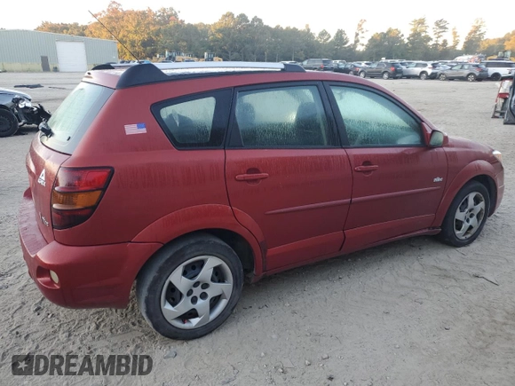 2005 Pontiac Vibe with VIN 5Y2SL63815Z450134, listed as a Copart auction lot 77166104 with 292,078 mi miles and Salvage Title. Bid and sale history available at carsss.com. Image 3.