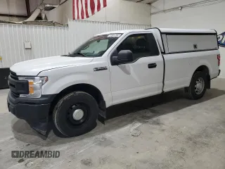 2018 Ford F-150 XL z VIN 1FTMF1CB4JKF41982, wystawiony jako Copart lot #59109975 z przebiegiem 118 753 mil mil oraz Czysty tytuł • Clean title. Historia ofert i sprzedaży dostępna na DreamBid. Obrazek 1.