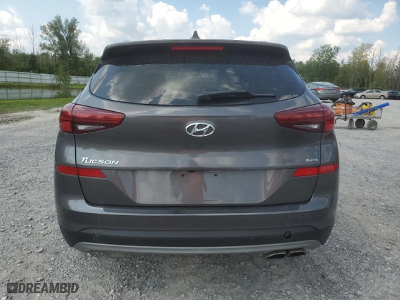2020 Hyundai Tucson SEL with VIN KM8J3CAL5LU157408, listed as a Copart auction lot 68750294 with 25,641 mi miles and Non Repairable. Bid and sale history available at carsss.com. Image 6.