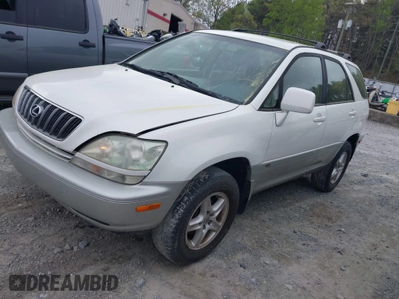 2002 Lexus RX 300 with VIN JTJGF10U520121239, listed as a IAAI auction lot 41927834 with 200,392 mi miles and . Bid and sale history available at DreamBid. Image 2.