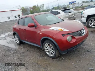 2011 Nissan Juke SL with VIN JN8AF5MR4BT011405, listed as a IAAI auction lot 41989679 with 133,664 mi miles. Bid and sale history available at carsss.com. Image 1.