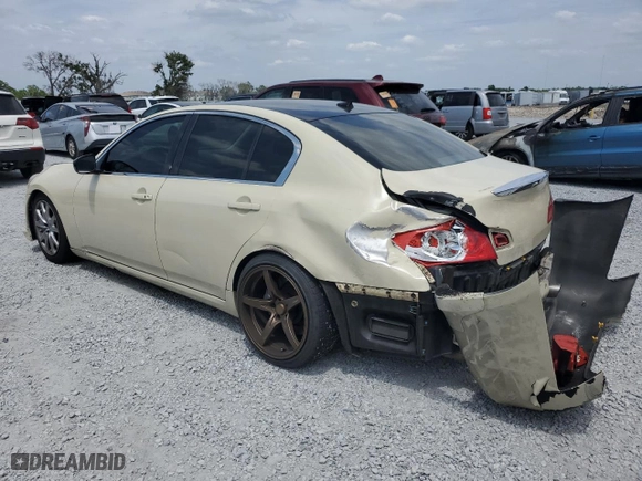 2013 Infiniti G37 Sedan Journey with VIN JN1CV6AP0DM713754, listed as a Copart auction lot 54135185 with 126,986 mi miles and Salvage Title. Bid and sale history available at carsss.com. Image 2.