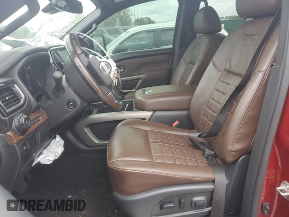 2020 Nissan Titan XD Platinum Reserve with VIN 1N6AA1FB1LN507719, listed as a Copart auction lot 73287624 with 52,892 mi miles and Salvage Title. Bid and sale history available at carsss.com. Image 7.