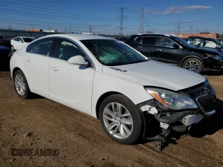 2015 Buick Regal Premium I with VIN 2G4GN5EX4F9140095, listed as a Copart auction lot 46294715 with 225,647 mi miles and Salvage title. Bid and sale history available at DreamBid. Image 4.