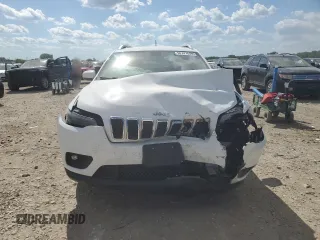 2019 Jeep Cherokee Latitude Plus with VIN 1C4PJLLN5KD196209, listed as a Copart auction lot 56747685 with Not provided miles and Salvage title. Bid and sale history available at DreamBid. Image 5.