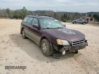 2001 Subaru Legacy Outback L.L. Bean with VIN 4S3BH806017637466, listed as a Copart auction lot 47172235 with 205,366 mi miles and Salvage title. Bid and sale history available at DreamBid. Image 10.