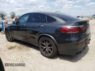 2021 Mercedes-Benz GLC with VIN W1N0J6EB0MF917896, listed as a Copart auction lot 56228614 with 32,147 mi miles and Salvage Title. Bid and sale history available at carsss.com. Image 2.