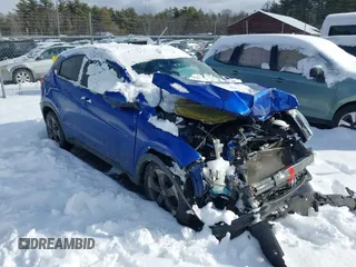 2018 Honda HR-V EX-L Navi with VIN 3CZRU6H78JM724107, listed as a IAAI auction lot 41532737 with 1 mi miles. Bid and sale history available at carsss.com. Image 1.