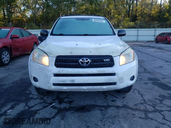 2007 Toyota RAV4 with VIN JTMZK33V875012243, listed as a Copart auction lot 80494564 with 186,433 mi miles and Salvage Title. Bid and sale history available at carsss.com. Image 5.
