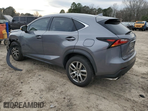 2016 Lexus NX 200t with VIN JTJYARBZ4G2022613, listed as a Copart auction lot 36857073 with 47,912 mi miles. Bid and sale history available at carsss.com. Image 2.