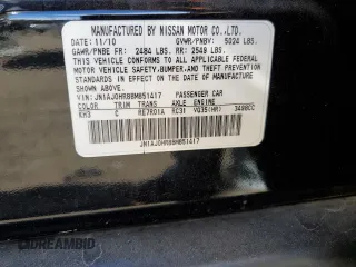 2011 Infiniti EX Journey with VIN JN1AJ0HR8BM851417, listed as a Copart auction lot 84768384 with 140,291 mi miles and Salvage Title. Bid and sale history available at DreamBid. Image 14.