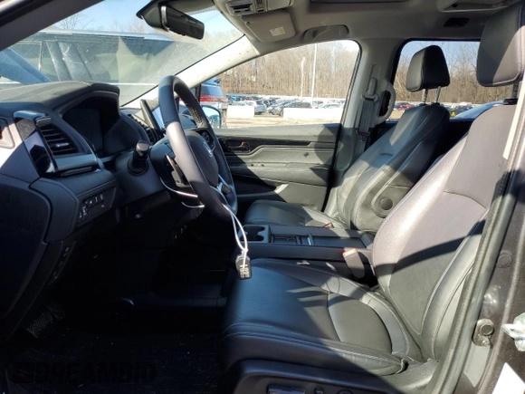 2023 Honda Odyssey Touring with VIN 5FNRL6H84PB019285, listed as a Copart auction lot 47066455 with 29,053 mi miles and Salvage Title. Bid and sale history available at DreamBid. Image 7.