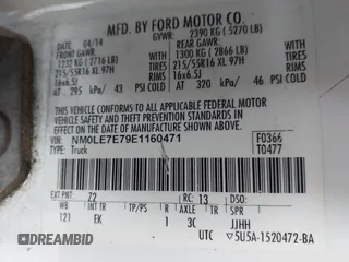 2014 Ford Transit Connect XL с VIN NM0LE7E79E1160471, выставлен на аукционе IAAI как лот 42335727 с пробегом 247 945 миль миль и . История ставок и продаж доступна на DreamBid. Изображение 9.