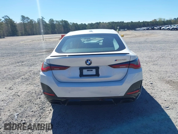 2024 BMW 4 Series M440i with VIN WBA63AW01RFS46965, listed as a IAAI auction lot 41879338 with 12,456 mi miles and . Bid and sale history available at carsss.com. Image 16.