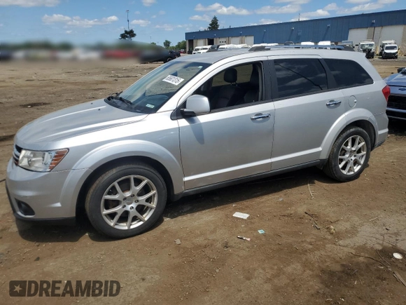 2013 Dodge Journey R/T with VIN 3C4PDDFG3DT606514, listed as a Copart auction lot 65601315 with 129,236 mi miles and Clean title. Bid and sale history available at DreamBid. Image 1.