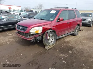 2003 Honda Pilot EX with VIN 2HKYF18543H556374, listed as a IAAI auction lot 41748467 with 207,343 mi miles. Bid and sale history available at carsss.com. Image 19.