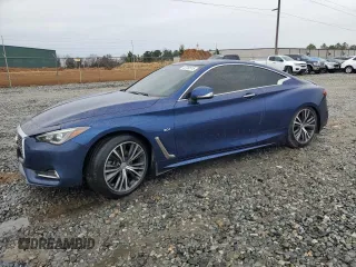 2018 Infiniti Q60 Luxe with VIN JN1EV7EK6JM340325, listed as a Copart auction lot 42760515 with 98,086 mi miles and Salvage Title. Bid and sale history available at carsss.com. Image 1.