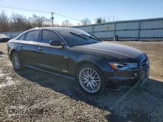2016 Audi A6 Premium Plus with VIN WAUFGAFC9GN003860, listed as a Copart auction lot 43025735 with 94,104 mi miles and Salvage Title. Bid and sale history available at DreamBid. Image 4.