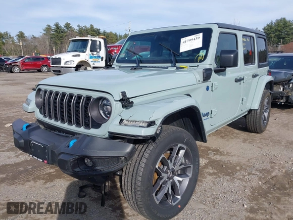2024 Jeep Wrangler Sport S with VIN 1C4RJXN65RW166079, listed as a IAAI auction lot 41795439 with 14,937 mi miles and . Bid and sale history available at DreamBid. Image 18.