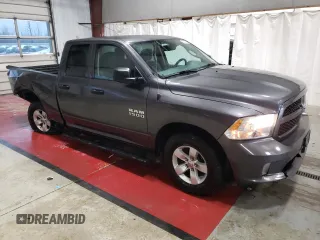 2018 Ram 1500 Express with VIN 1C6RR7FG6JS282197, listed as a Copart auction lot 82840704 with 150,019 mi miles and Salvage title. Bid and sale history available at DreamBid. Image 4.