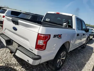 2020 Ford F-150 XL with VIN 1FTEW1EP0LKE72031, listed as a Copart auction lot 46611965 with 77,565 mi miles and Salvage Title. Bid and sale history available at carsss.com. Image 3.