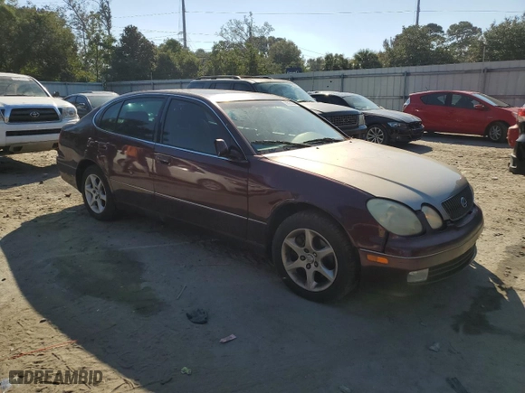 2001 Lexus GS 430 with VIN JT8BL69S310008245, listed as a Copart auction lot 76756304 with 257,051 mi miles and Salvage Title. Bid and sale history available at carsss.com. Image 4.