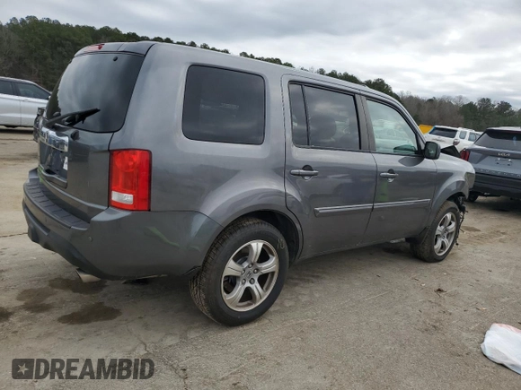 2012 Honda Pilot EX-L with VIN 5FNYF3H58CB013474, listed as a Copart auction lot 47058205 with 142,766 mi miles and Salvage Title. Bid and sale history available at carsss.com. Image 3.