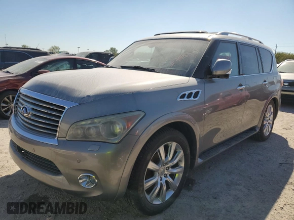 2013 Infiniti QX56 with VIN JN8AZ2NC4D9350276, listed as a Copart auction lot 74118854 with 219,229 mi miles and Clean Title. Bid and sale history available at carsss.com. Image 1.