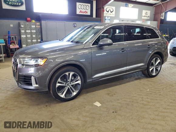 2020 Audi Q7 Premium Plus with VIN WA1LXAF77LD008008, listed as a Copart auction lot 47297665 with 96,874 mi miles and Clean Title. Bid and sale history available at carsss.com. Image 1.