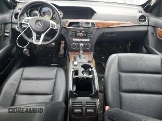 2012 Mercedes-Benz C 300 Sport with VIN WDDGF8BB2CR198144, listed as a Copart auction lot 55642915 with 46,640 mi miles and Salvage Title. Bid and sale history available at DreamBid. Image 8.