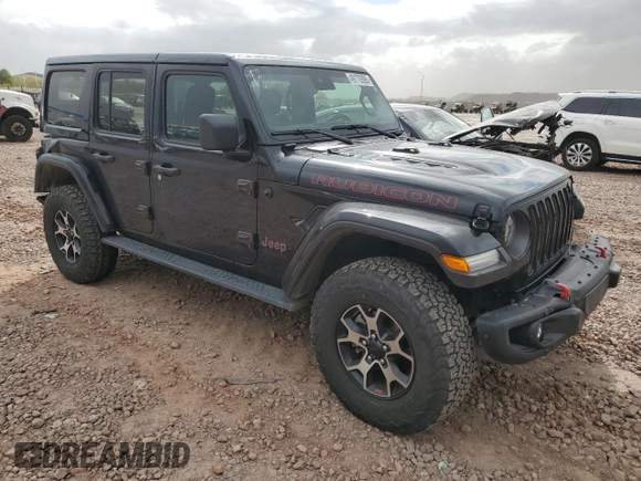 2021 Jeep Wrangler Unlimited Rubicon с VIN 1C4HJXFG7MW586020, выставлен на аукционе Copart как лот 49179395 с пробегом 20 479 миль миль и Списание • Salvage title. История ставок и продаж доступна на DreamBid. Изображение 4.