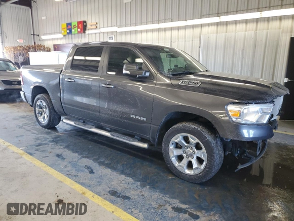2019 Ram 1500 Big Horn/Lone Star with VIN 1C6RRFFG8KN796885, listed as a Copart auction lot 88307845 with 110,643 mi miles and Salvage Title. Bid and sale history available at carsss.com. Image 4.
