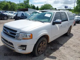 2015 Ford Expedition Max Platinum with VIN 1FMJK1MTXFEF30329, listed as a IAAI auction lot 42410300 with 184,119 mi miles and . Bid and sale history available at DreamBid. Image 2.