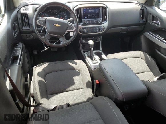 2022 Chevrolet Colorado 2WD LT with VIN 1GCGSCEN1N1110801, listed as a Copart auction lot 61085535 with 56,143 mi miles and Salvage title. Bid and sale history available at DreamBid. Image 8.