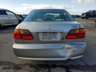 2000 Honda Civic EX with VIN 1HGEJ8641YL041342, listed as a Copart auction lot 43984405 with 163,346 mi miles and Salvage Title. Bid and sale history available at carsss.com. Image 6.