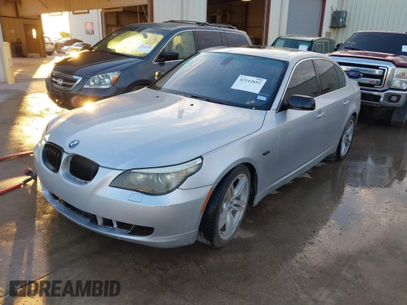 2008 BMW 5 Series 535i with VIN WBANW13588CZ78786, listed as a IAAI auction lot 42142692 with 193,248 mi miles and . Bid and sale history available at carsss.com. Image 2.