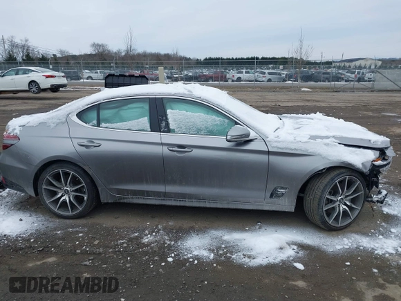 2022 Genesis G70 2.0T with VIN KMTG34TA9NU089716, listed as a IAAI auction lot 41336659 with 29,417 mi miles. Bid and sale history available at carsss.com. Image 13.