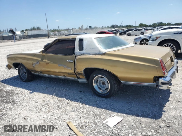 1976 Chevrolet Monte Carlo with VIN 1H57V6D433346, listed as a Copart auction lot 55011065 with 55,150 mi miles and Clean title. Bid and sale history available at DreamBid. Image 2.