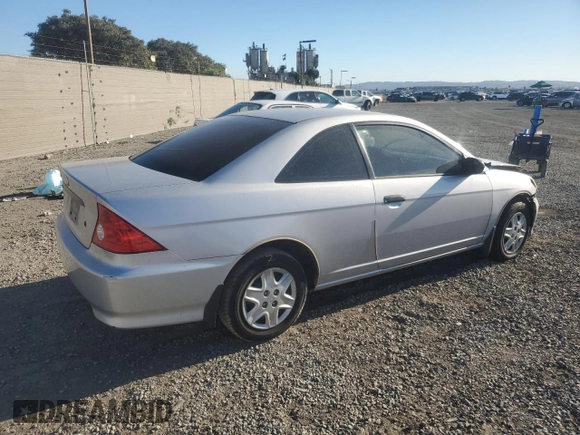 2005 Honda Civic Cpe VP SSRS with VIN 1HGEM22385L067577, listed as a Copart auction lot 79317004 with 230,154 mi miles and Salvage Title. Bid and sale history available at carsss.com. Image 3.