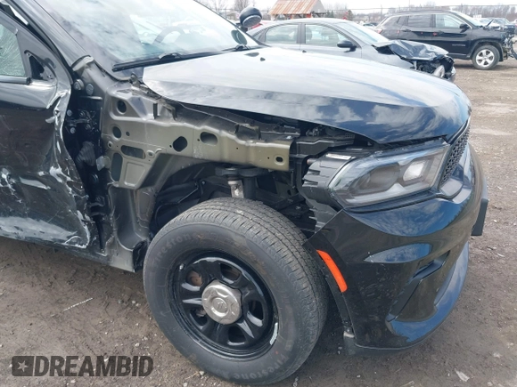 2023 Dodge Durango Pursuit with VIN 1C4RDJFG9PC605021, listed as a IAAI auction lot 41945610 with 7,031 mi miles and . Bid and sale history available at DreamBid. Image 18.