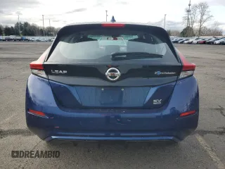 2020 Nissan LEAF SV Plus with VIN 1N4BZ1CP9LC306331, listed as a Copart auction lot 48376045 with 40,984 mi miles and Salvage Title. Bid and sale history available at DreamBid. Image 6.