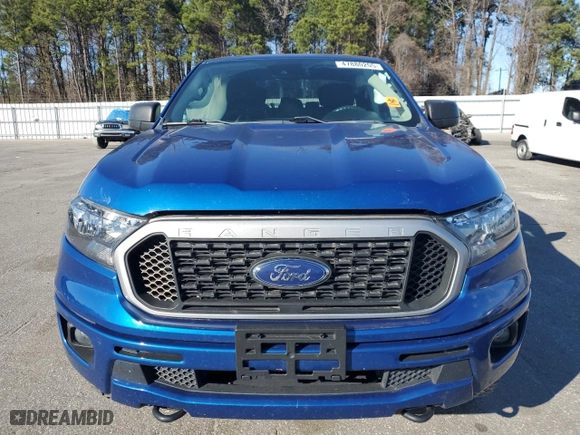 2020 Ford Ranger XL with VIN 1FTER4FH1LLA46620, listed as a Copart auction lot 47880205 with 74,210 mi miles and Salvage Title. Bid and sale history available at carsss.com. Image 5.